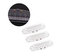 SOIMISS 3 pièces Transparent Humbucker Pickup Bobbin pour Guitare Accessoires de Guitare avec Vis pour Fabricants de Pickups
