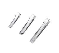 SOIMISS 30 pièces Accessoires DIY Acier Inoxydable pour Épingles à Cheveux Clips Alligator Prong Barrette pour Bows et Bijoux