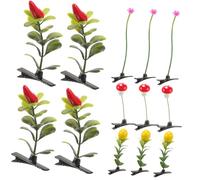 SOIMISS 30 pièces Barrettes Cheveux Forme de Plantes Clips Amusants pour Fête et Costume Accessoires Capillaires Colorés et Ludiques
