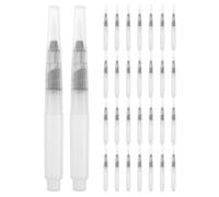 SOIMISS 30 Pièces Feutres Pinceaux Aquarelle Rechargeables à Base D'eau avec Pointe de Précision et Corps en Nylon Plastique, Étanches, pour Croquis et Calligraphie Artistique
