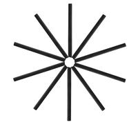 SOIMISS 30 pièces Lot de Clips de Fixation pour Brise-Vue PVC Supports Résistants pour Bandes de Confidentialité à Double Tige Montage Facile pour Clôture Jardin et Protection Le Vent