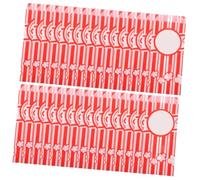 SOIMISS 30 pièces Sachet de Popcorn Individuel Papier Graisse pour Cinéma et Événements Sûr pour Aliments Design Élégant et Pratique