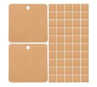 SOIMISS 300 Pièces Cartes Affichage Broches Papier Rigide Marron pour Présentation Bijoux Vintage Cartes Polyvalentes pour Broches Épingles et Badges de Packaging DIY