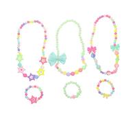 SOIMISS 3ensembles Collier De Perles Pour Tout-petits Bijoux Décoratifs Pour Filles De Colliers Pour Garçon Fille