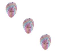 SOIMISS 3pièces Chapeau Turban Femme Décoratif Polyester Bonnet De Nuit Léger Et Confortable Pour Lavage Maquillage Wrap Pratique Pour Maintenir Les Cheveux Place