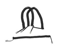 SOIMISS 3Pièces Cordon Téléphonique Spirale pour Téléphone Fixe Câble Transmission Stable Design Pratique Compatible avec Combinés Utilisation Facile