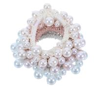 SOIMISS 3pièces Élastiques Cheveux Perlés Décoratifs Bandeaux à Perles Fantaisie Accessoires Cheveux Fins Élastiques Filles Style Polyvalent