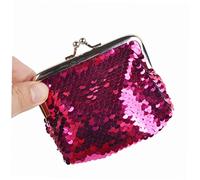SOIMISS 3pièces Mini Pochette à Paillettes Sirène De Porte- pour pour Cartes Et Petits Objets Vert Noir Rose Bleu
