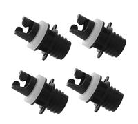 SOIMISS 4 Pièces Adaptateur De Pompe à Air Valve D'adaptateur De Pompe Connecteur De Pompage pour Bateau Kit Noir PVC