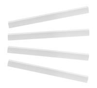 SOIMISS 4 pièces Bande de Remplacement pour Bord de Pelle à Poussière Caoutchouc Souple Lot de Bandes Protectrices Légères Coupe Facile Protection des Bords de Balayette et Pelle Dordures