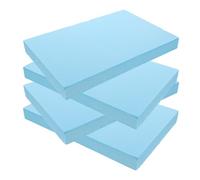 SOIMISS 4 Pièces Bloc de Mousse D'artisanat Bleu en Écume Surface Lisse et Bords Intacts pour Modélisme et Projets Artistiques