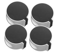 SOIMISS 4 pièces Boutons de Commande de Cuisinière Zinc Remplacement pour Cuisinière à Gaz Faciles à Installer Utiliser Design Élégant et Durable Compatible avec Plaques de Cuisson
