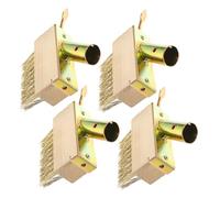 SOIMISS 4 Pièces Brosse Métallique de Désherbage Outil Robuste Acier pour Éliminer Mousse et Mauvaises Fissures pour Trottoirs et Étroits