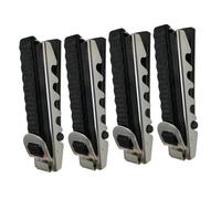 SOIMISS 4 pièces Capodastre Portable Guitare Accessoire pour Guitare Acoustique Électrique Folk et Ukulélé Maintien des Cordes et Intonation Précise