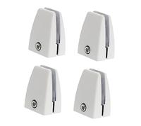SOIMISS 4 pièces Clips de Séparation de Bureau Aluminium Supports de Fixation pour Écrans et Cloisons de Bureau Lot de Design Simple et Pratique pour Bureaux et