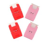 SOIMISS 4 Pièces Compteur de Rangée Manuel Plastique pour Tricot et Crochet Outil Portable Précis pour Comptage de Mailles Adapté Aux Aiguilles pour Maison Atelier et Voyages