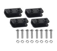 SOIMISS 4 Pièces Connecteur de Truss 2 Voies pour Tente Pop-up Noire | Pièce de Remplacement pour Structure, Assemblage Facile, Bords Lisses, pour Toile et Poteaux en Extérieur