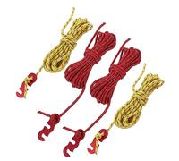 SOIMISS 4 pièces Corde de Tente Réfléchissante Portable Cordon Renforcé Vent pour Camping et Randonnée Lanière Pratique et pour Fixation et Installation Facile