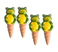 SOIMISS 4 pièces Dispositif Arrosage Automatique pour Plantes Picots Auto Arrosants Terre Cuite pour Pots Intérieurs et Extérieurs