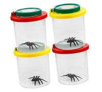 SOIMISS 4 pièces Kit Observation Insectes avec Loupe pour Garçon Fille Outil Pédagogique Exploration Nature Educatif Extérieur pour Étude des Insectes et Découverte des Petites Bêtes