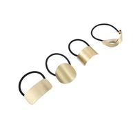 SOIMISS 4 pièces Lot de Élastiques Cheveux Métalliques pour Femmes Haute Élasticité Formes Créatives Maintien Ferme et Confort Maximal