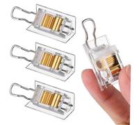 SOIMISS 4 pièces Lot de Serrures à Cordon pour Stores Vénitiens Mécanisme de Verrouillage Compact pour Rideaux de Fenêtre Accessoires et