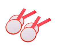 SOIMISS 4 pièces Lot de Tableaux Effaçables Double-Face pour Score Sportif Palettes Portables Robustes Plastique Usage Polyvalent pour Juges et Votes Classe et Compétitions