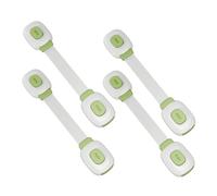 SOIMISS 4 pièces Lot Verrous Adhésifs de Sécurité pour Garçon Fille Protection Porte Armoire et Frigo Bloque Placard Anti-pincement Garçon Fille Strap Sécurisé pour Cuisine et Salle de