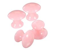 SOIMISS 4 Pièces Masseurs Visage Résine Forme Champignon Outil de Massage Manuel pour Visage Yeux et Cou Stimule Éclat et Absorption des Soins Compact et Ergonomique