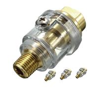 SOIMISS 4 Pièces Mini Graisseur Pneumatique Pouce Lubrificateur Automatique pour Entretien Outils Air Installation Rapide Usage Atelier et Industrie Polyvalent