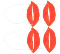 SOIMISS 4 pièces Ornement Bouche Saucisse Prop Décoratif pour Carnaval Performance Costume Halloween Accessoires Festifs Ajustable Confortable