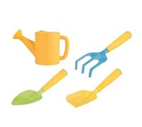 SOIMISS 4 pièces Outils de Jardinage Garçon Fille Mini Pelle Râteau Arrosoir Ergonomiques pour Potager Extérieur et Plantation Facile