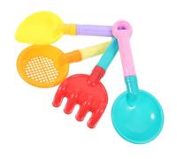 SOIMISS 4 pièces Pelles de Sable pour Garçon Fille Colorées Plastique Léger Pelles Portables pour Plage et Jeux été Jouets de Creusage pour Garçons et Filles Outils de Couleur Aléatoire