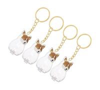 SOIMISS 4 Pièces Porte Clés Porte Mémoire pour Poils de Chien Transparent Boîte de Rangement Compacte et Sécurisée pour Souvenir Animal de Compagnie Accessoire Portable et Décoratif Lot