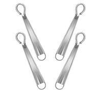 SOIMISS 4 Pièces Spirale Inoxydable Manuel Cuisine Compact Résistant Chaleur Agitateur Portable pour Œufs Sauces et Mousseur sans Électricité