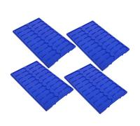 SOIMISS 4 Pièces Support pour Lames de Microscope Emplacements Ventilé Accélérateur de Séchage Plastique Épais pour Laboratoire Recherche et Enseignement