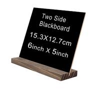 SOIMISS 4 pièces Tableau Petit Format avec Socle Effaçable Tableau Daffichage pour Magasin et Restaurant Support Stable et Amovible
