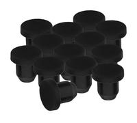 SOIMISS 40 Bouchons en Silicone à Clipser Noirs Diamètre 65 MM Joints D’Étanchéité pour Trous de 58 à 63 MM Inserts Hermétiques pour Bouteilles Conservation Fraîcheur Lot de 40