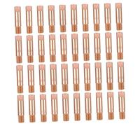 SOIMISS 40 Embouts de Contact en Cuivre Or Rose pour Soudage Mig 15ak, Buses à Gaz sans Noyau 0,6/0,8/0,9/1,0 Mm, Kit 40 Pièces pour Guidage Précis du Fil et Remplacement Accessoires