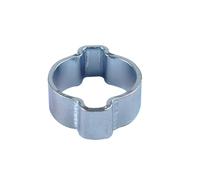 SOIMISS 40 pièces Assortiment Colliers Serrage Durite Métalliques Double Oreilles Zinc pour Tuyaux Eau Carburant et Air avec Boîte de Rangement