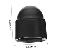 SOIMISS 40 pièces Capuchons de Protection Hexagonaux Nylon Résistants Corrosion Embouts pour Écrous et Boulons Installation Facile pour Usage Intérieur et Extérieur