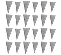 SOIMISS 40 Pièces Coin de Hache Triangulaire en Fer pour Poignée D'outil | Fixation Renforcée, Stabilité Accrue, Usage Maison et Bois, Compatible Manches D'axe