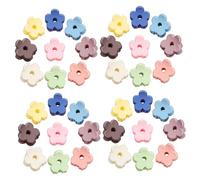 SOIMISS 40 Pièces Mini Pince à Cheveux Fleur Petit Clip Griffes De Cheveux Accessoires De Cheveux Pour Filles Tout Petit Agrafe Petites Pinces à Cheveux Marguerite Brodé Plastique