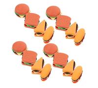 SOIMISS 40 Pièces Miniature Play Food Set for Realistic Pretend Hamburger Sandwich Hot Dog Toast Role Play Kitchen Accessories for Educational Fun and Family Engagement
