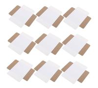 SOIMISS 400 Pièces Lot de Cartes Vierges pour Graffiti DIY Cartes Kraft et Blanc Papier Cartonné Épais pour Invitations Messages Apprentissage et Activités
