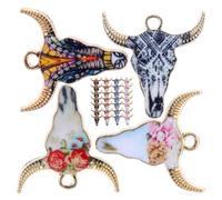 SOIMISS 40pièces Breloques Vache pour Bijoux Créations Petites Breloques Western et Loisirs Créatifs