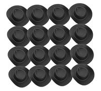 SOIMISS 40Pièces Lot de Mini Chapeaux de Cowboy Accessoires Décoratifs pour Poupées et Projets Artisanat Chapeaux Réutilisables et