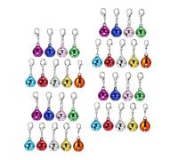 SOIMISS 45pièces Clochettes Pour Colliers Animaux De Compagnie Porte-clés Métal Pendentifs Pour Chat Et Chien Accessoires De Bricolage Décoration Pour Collier Animal