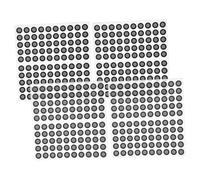 SOIMISS 4feuille Repères Alignement pour Scanner Marqueurs Réfléchissants Points de Suivi de Cible de Numérisation de Points