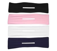 SOIMISS 4pcs Bandeaux pour Cheveux en Tissu Doux, Accessoires Pratiques pour Chignon Chic, pour Filles et Femmes au Quotidien